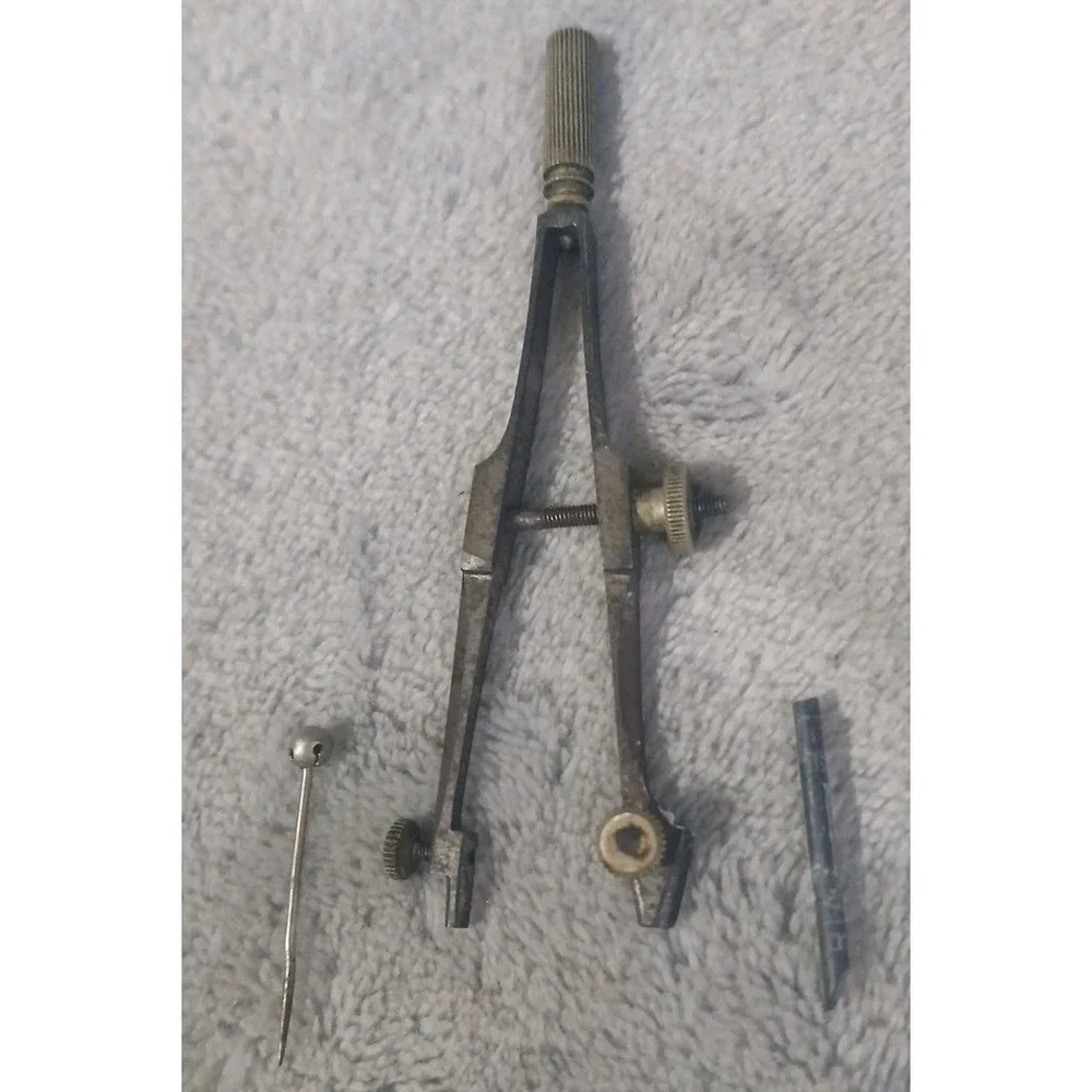 Vintage Compass Drafting Drawing‎ Tool 3 1/4